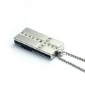 4 GB Silver Zirconia Cross USB Hard Drive
